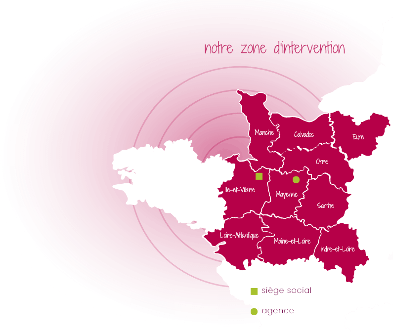 implantation adaf en bretagne et normandie