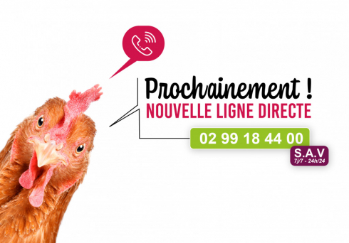 Notre numéro de ligne directe a changé
